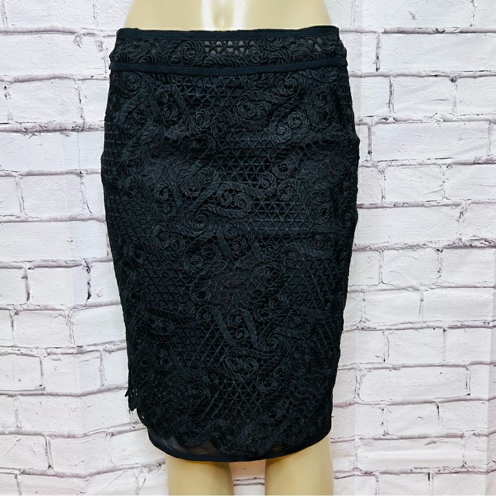 Anthropologie Yoana Baraschi Lace Skirt Lace skirt size 8